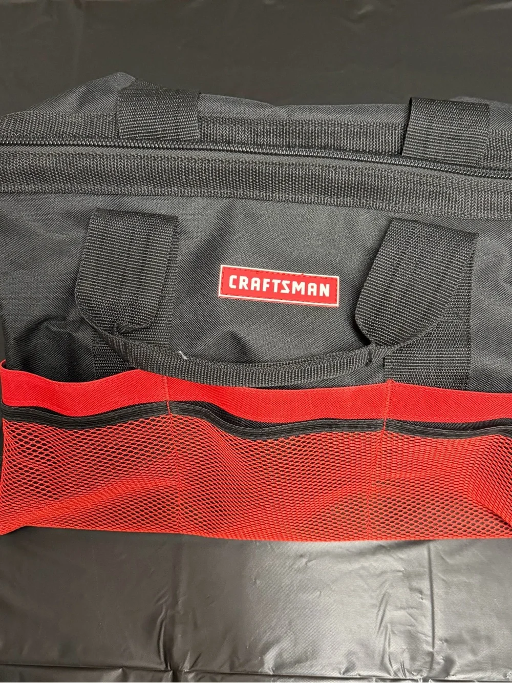 Craftsman Black and Red Duffel Tool Bag